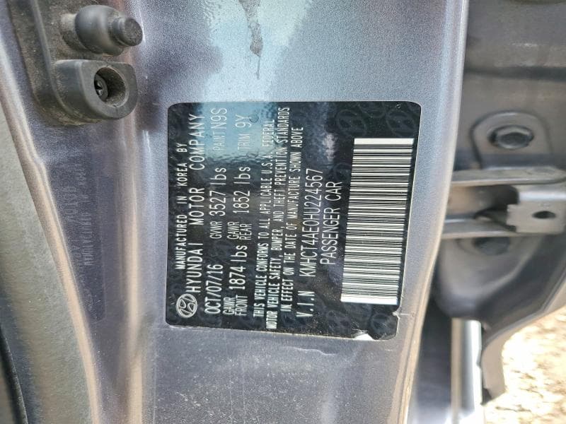 2017 HYUNDAI ACCENT SE 12