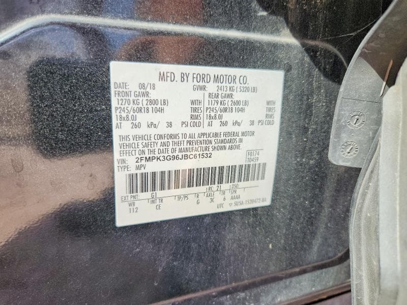 2018 FORD EDGE SE 13