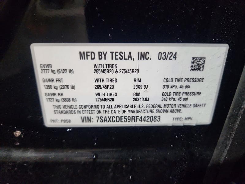 2024 TESLA MODEL X 13