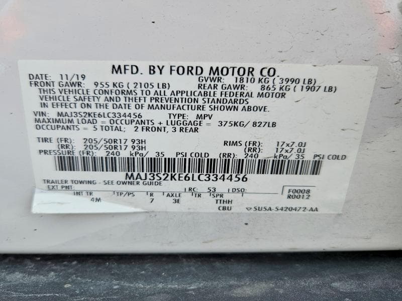 2020 FORD ECOSPORT TITANIUM 13