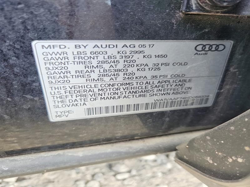 2017 AUDI Q7 PRESTIGE 13