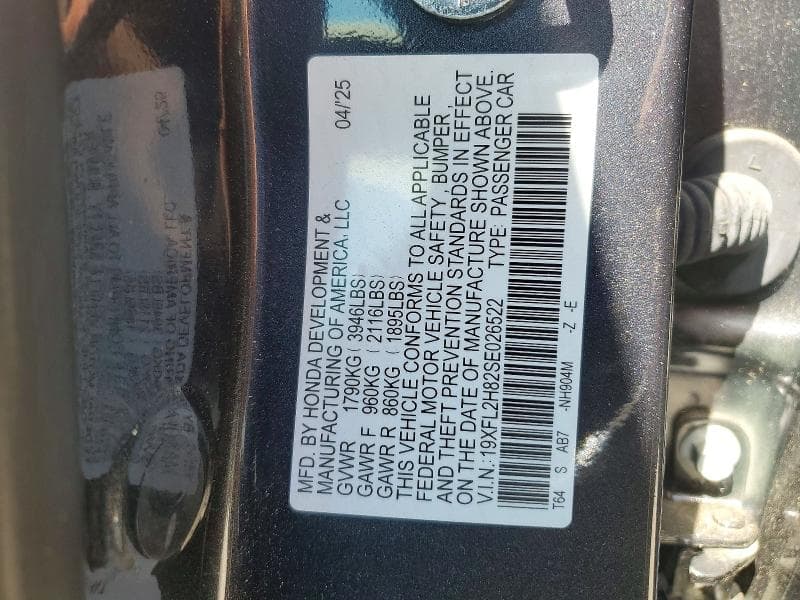2025 HONDA CIVIC SPORT 13