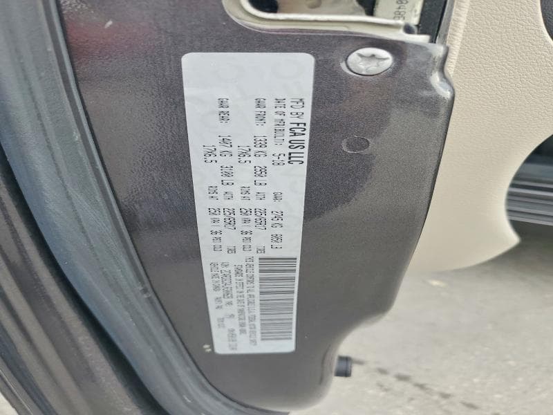 2018 DODGE GRAND CARAVAN SXT 13
