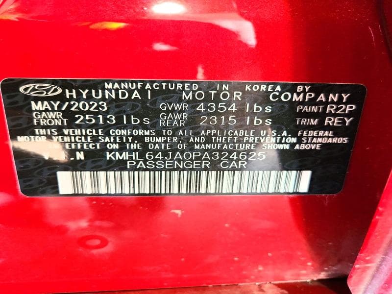 2023 HYUNDAI SONATA SEL 12