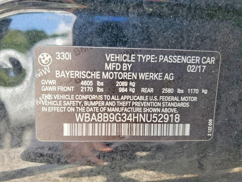 2017 BMW 330 I 12