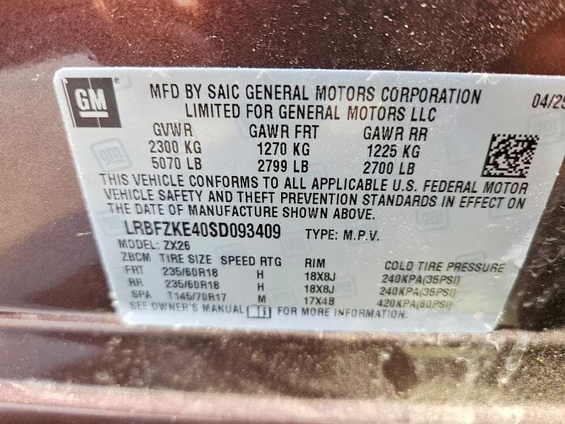 2025 BUICK ENVISION PREFERRED 12