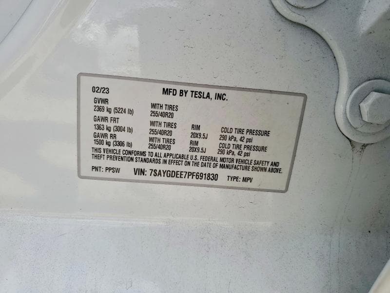 2023 TESLA MODEL Y 13