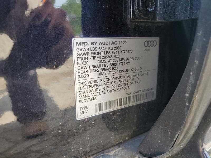 2021 AUDI Q7 PREMIUM PLUS 13