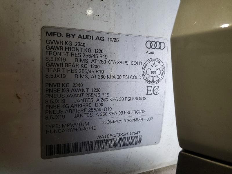 2025 AUDI Q3 PREMIUM PLUS S LINE 45 14