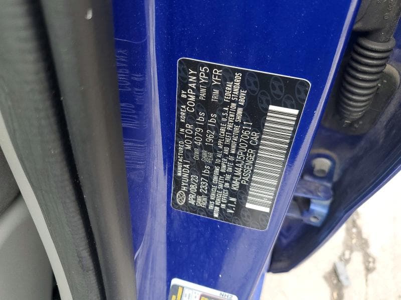 2023 HYUNDAI ELANTRA BLUE 12