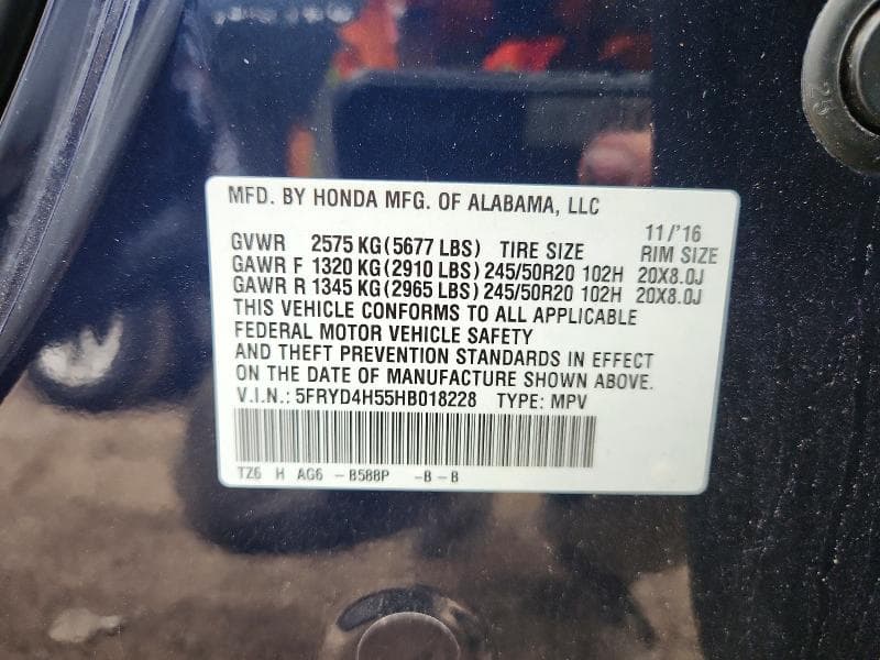 2017 ACURA MDX TECHNOLOGY 12