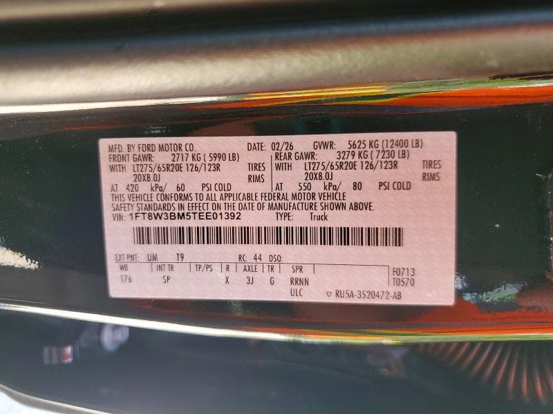 2026 FORD F350 SUPER DUTY 12