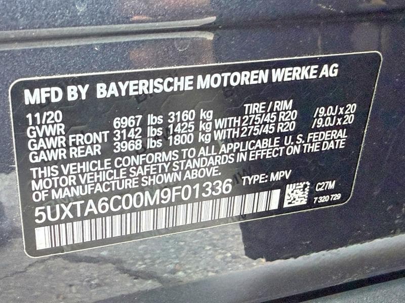 2021 BMW X5 XDRIVE45E 11