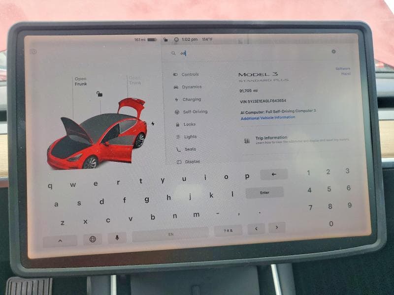 2020 TESLA MODEL 3 9