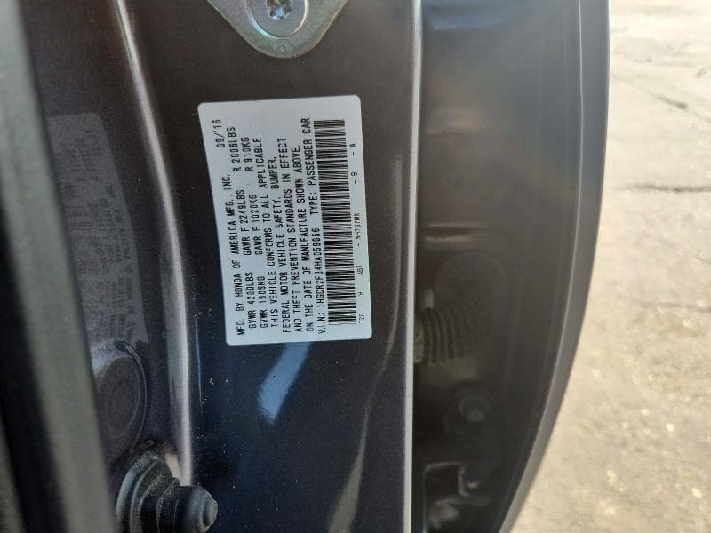 2017 HONDA ACCORD LX 12