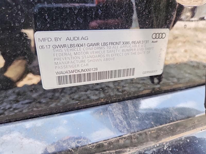 2018 AUDI A8 L QUATTRO 12