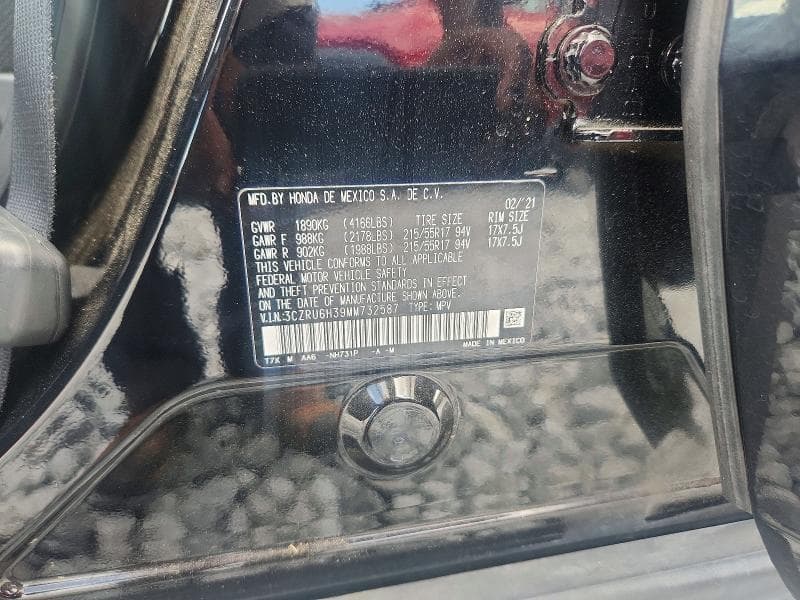 2021 HONDA HR-V LX 13
