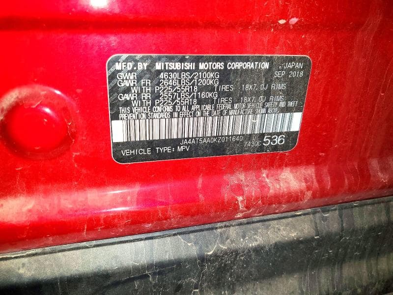 2019 MITSUBISHI ECLIPSE CROSS SE 13