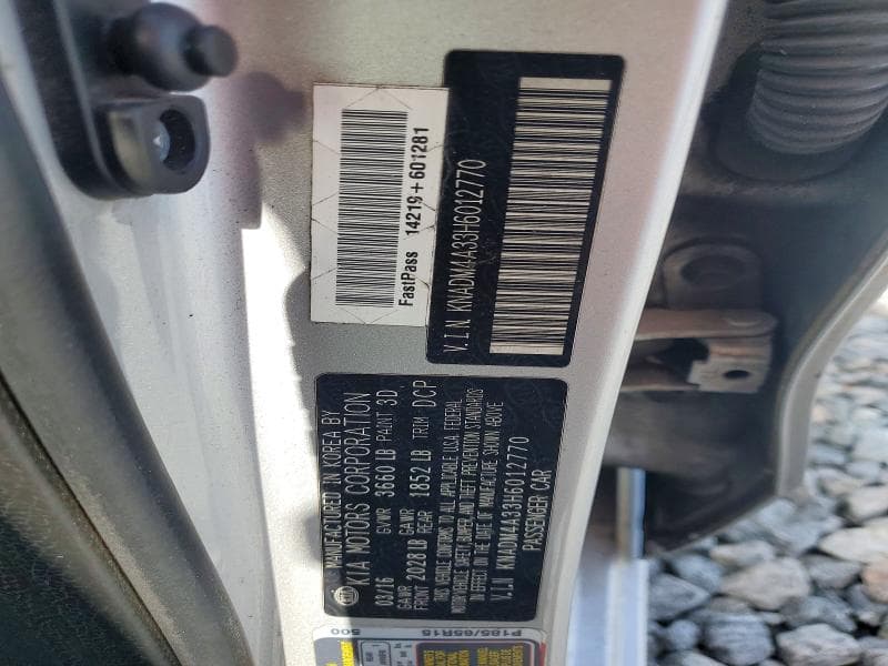 2017 KIA RIO LX 13