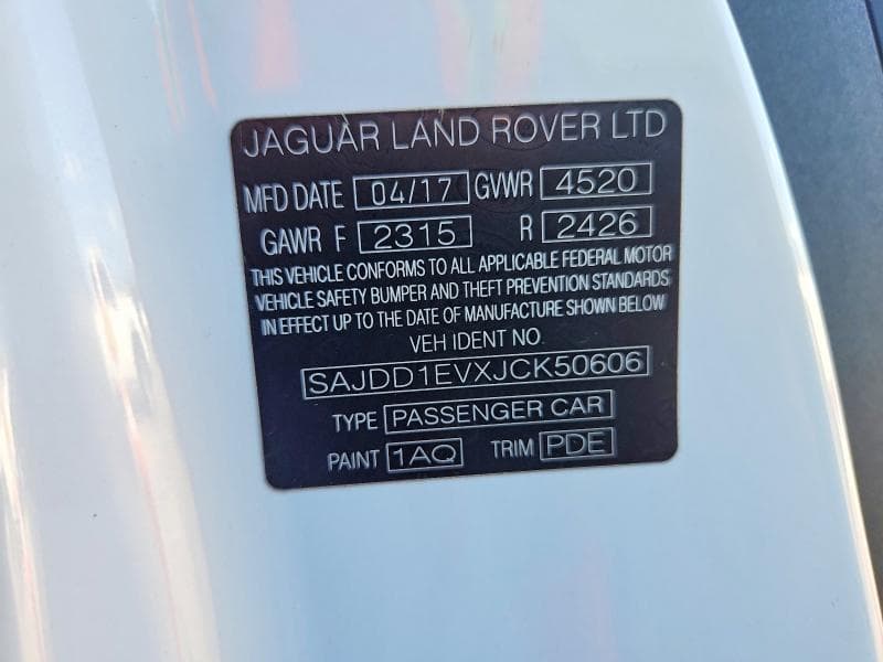 2018 JAGUAR F-TYPE 13