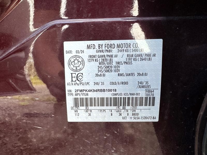 2024 FORD EDGE TITANIUM 9