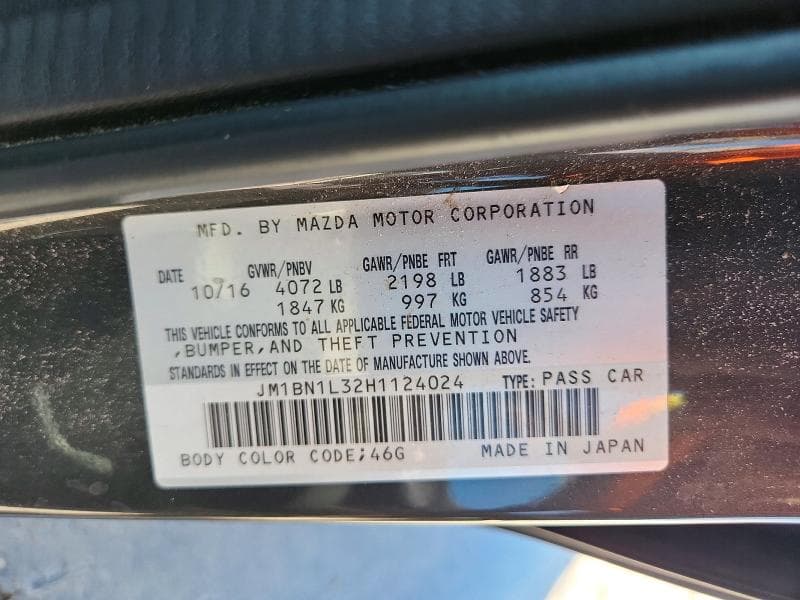 2017 MAZDA 3 TOURING 13