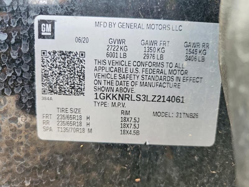 2020 GMC ACADIA SLE 13
