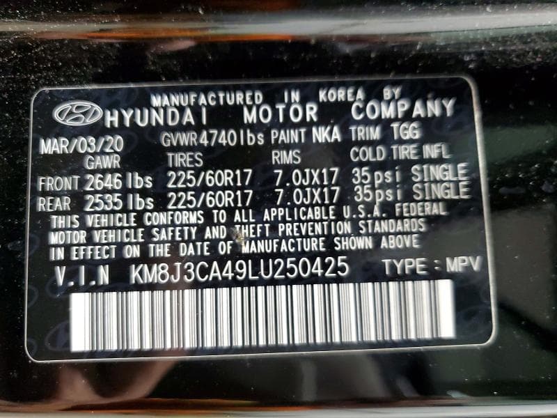 2020 HYUNDAI TUCSON VALUE 13