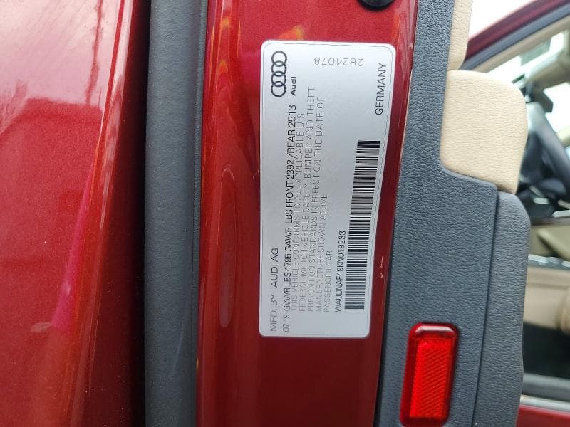 2019 AUDI A4 PREMIUM 12