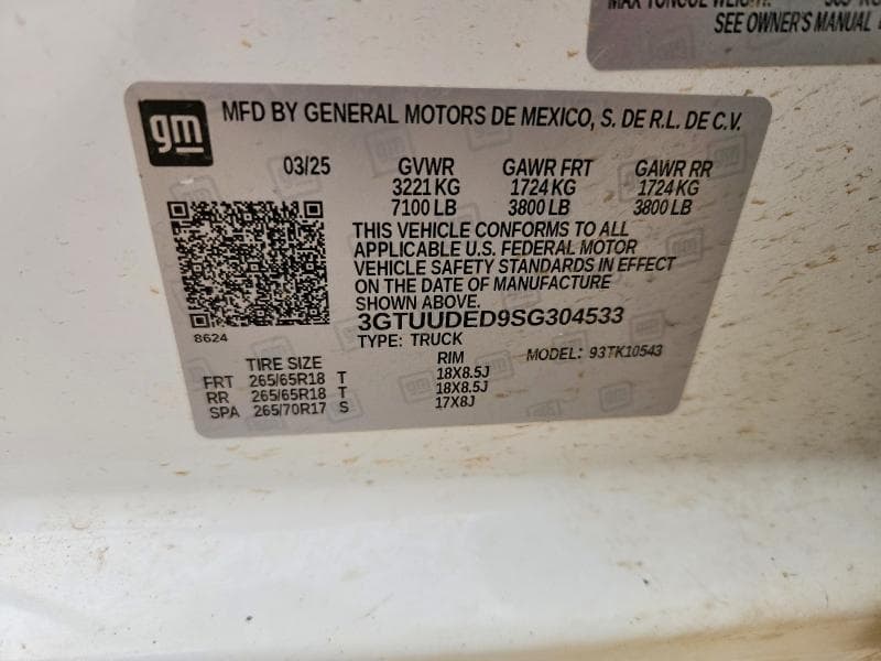 2025 GMC SIERRA K1500 SLT 12