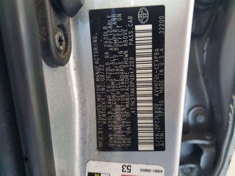 2023 TOYOTA CAMRY XSE 12
