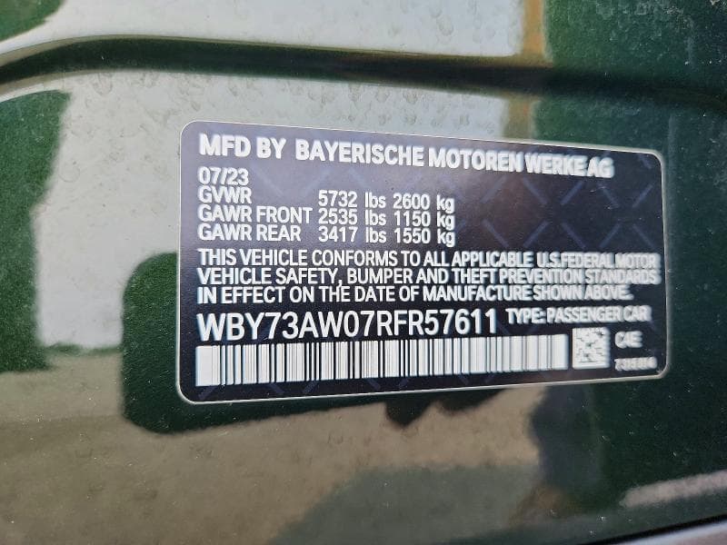2024 BMW I4 EDRIVE 40 12
