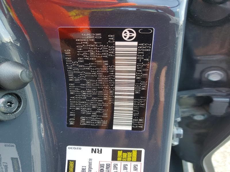 2025 TOYOTA COROLLA SE 12