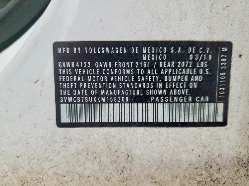 2019 VOLKSWAGEN JETTA S 12