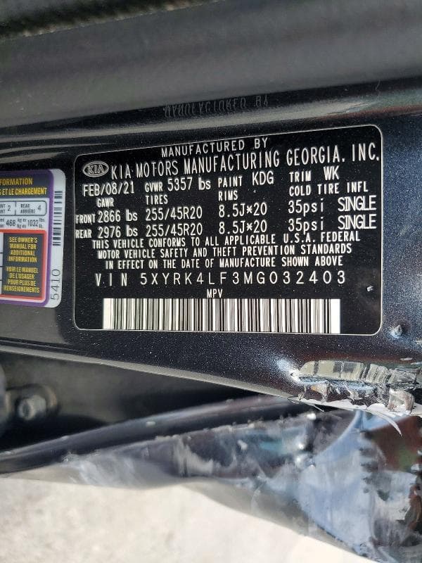2021 KIA SORENTO SX PRESTIGE 14