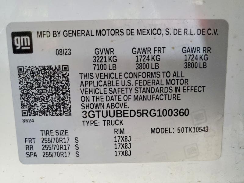 2024 GMC SIERRA K1500 SLE 12