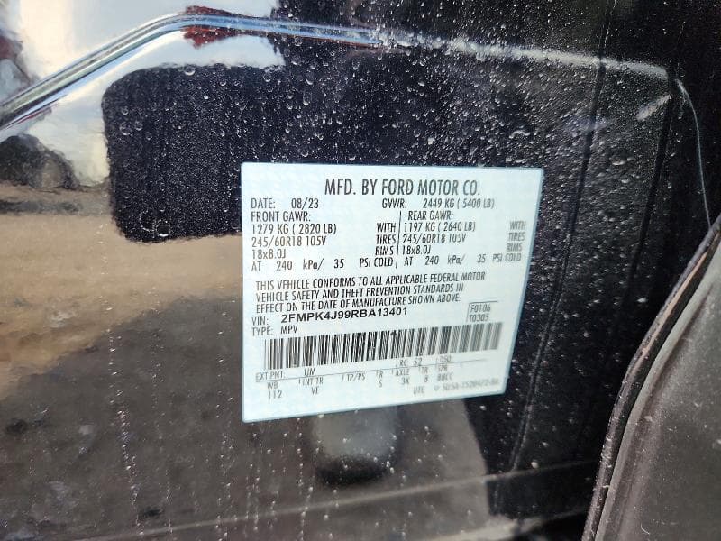 2024 FORD EDGE SEL 12