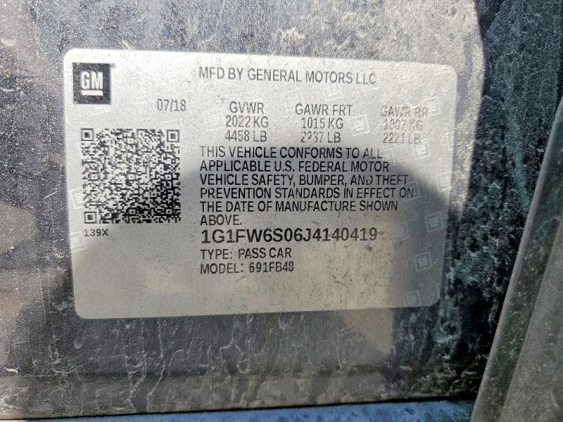 2018 CHEVROLET BOLT EV LT 12