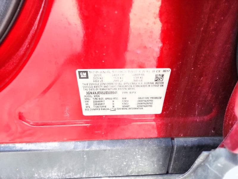 2018 CHEVROLET EQUINOX LT 13