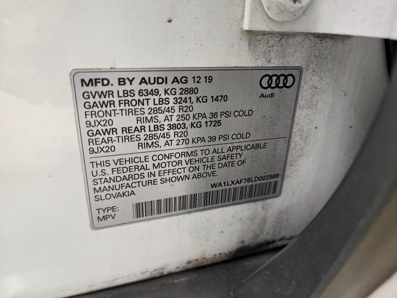 2020 AUDI Q7 PREMIUM PLUS 13
