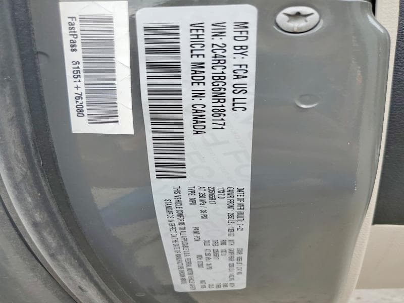 2022 CHRYSLER PACIFICA TOURING L 14
