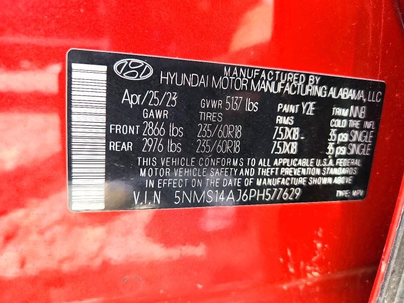 2023 HYUNDAI SANTA FE SE 13
