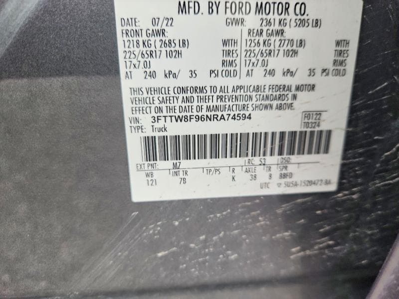 2022 FORD MAVERICK XL 12
