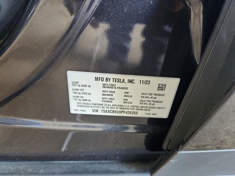 2023 TESLA MODEL X 14