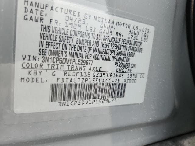 2023 NISSAN KICKS SR 14
