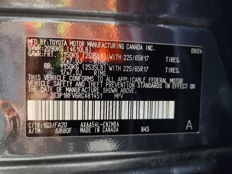 2024 TOYOTA RAV4 XLE 13