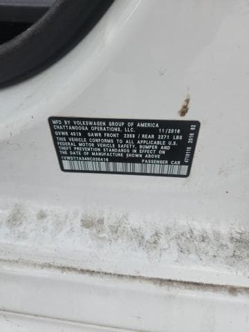 2017 VOLKSWAGEN PASSAT R-LINE 12