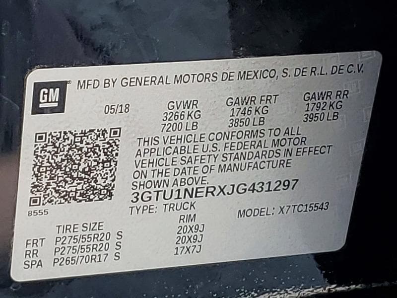 2018 GMC SIERRA C1500 SLT 13