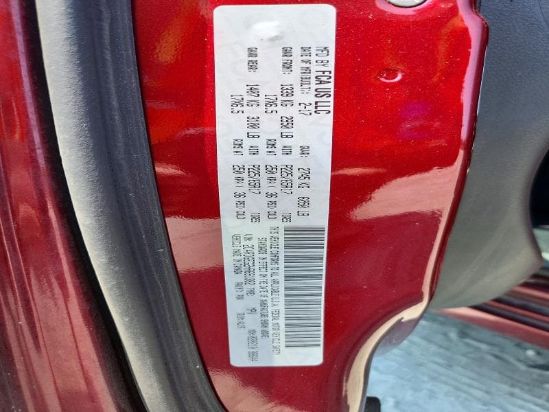 2017 DODGE GRAND CARAVAN GT 13