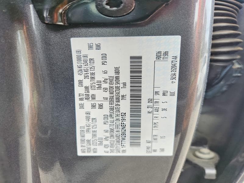 2022 FORD F250 SUPER DUTY 12